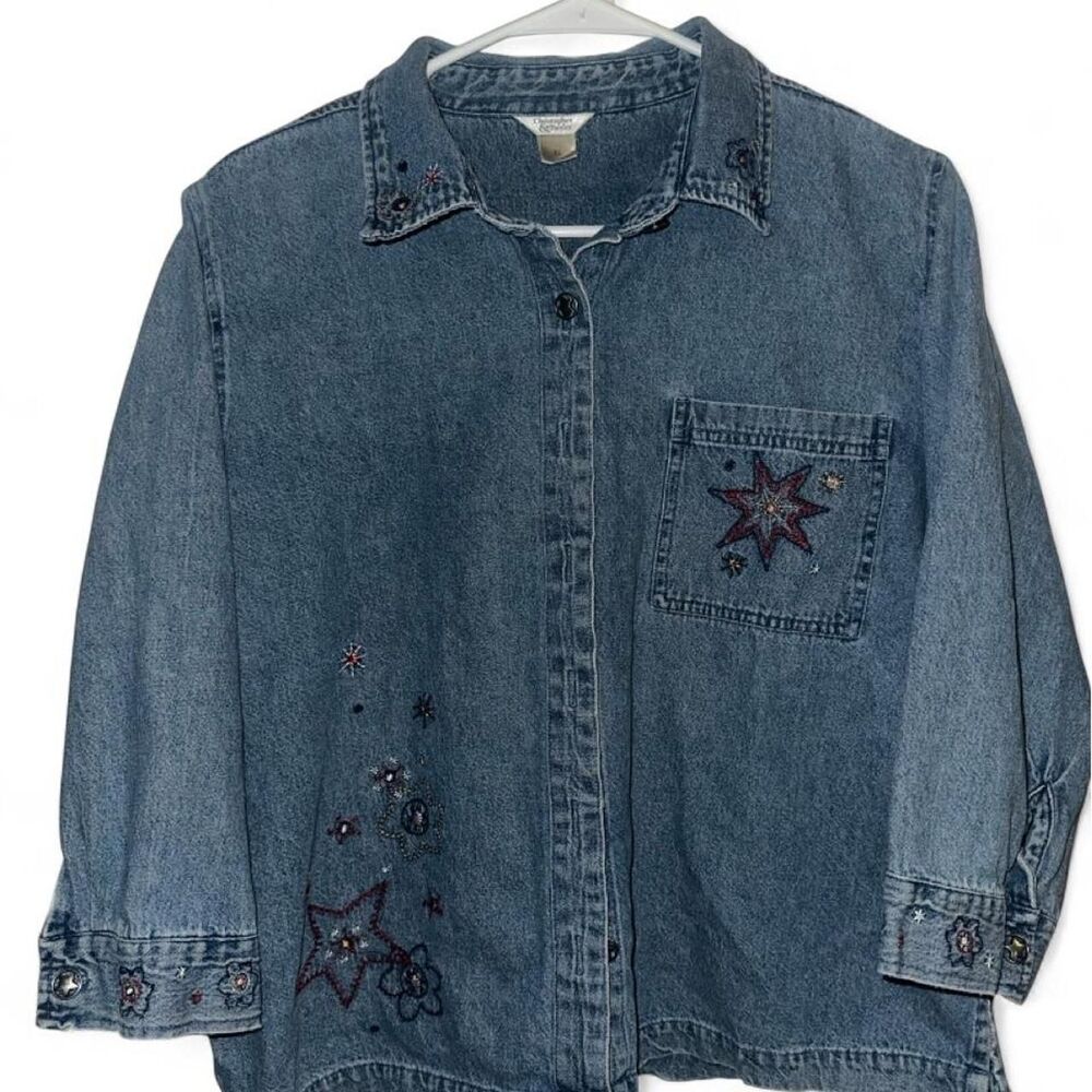 Christopher-banks Women's Blue and Navy Shirt